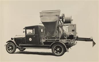 (TRUCKING & TRANSPORTORTATION) Album with 55 photographs associated with the C&P Telephone Company in Washington, D.C., showing a diver